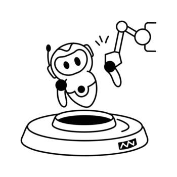 avanzado laboratorio para pruebas y desarrollando robótica para industrial utilizar vector