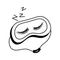 Take a look at this amazing icon of sleep mask in trendy style vector