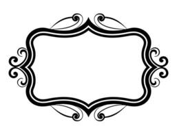 Decorative Border Frame Design and Vintage Luxury Ornament Frames Elegant vector