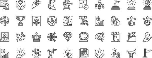 Success Icons Set. vector