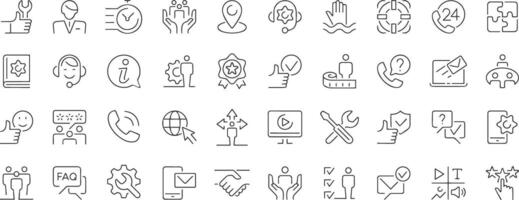 Feedback Icons Set. vector