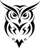 Minimalist Owl Design vector