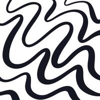 Abstract background with hand drawn wavy line design vector