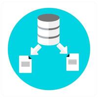 Data Transfer and share icon concept vector