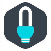 Light and led icon concept vector