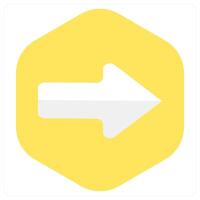 Right Arrow and go right Icon concept vector