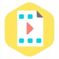 File and music file icon concept vector