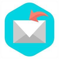 Receive Mail and email icon concept vector