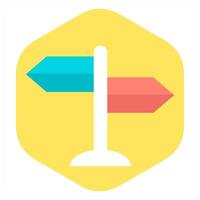 Directions and map icon concept vector