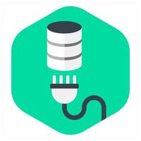 Database and server icon concept vector