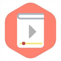 Player and windows icon concept vector