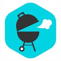 Barbecue and grill icon concept vector