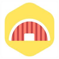 Warehouse and storehouse icon concept vector