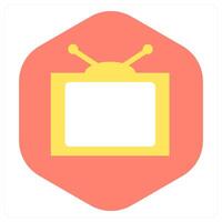 Television and tv icon concept vector