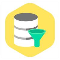 Database and server icon concept vector