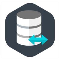 Server and hosting icon concept vector