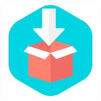 Parcel Package and deliver icon concept vector