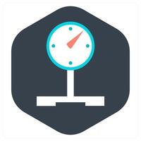 Speedometer and speed icon concept vector