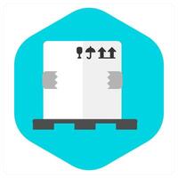 Parcel and deliver icon concept vector
