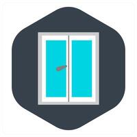 Door and exit icon concept vector