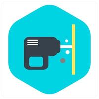 Drilling and tool icon concept vector
