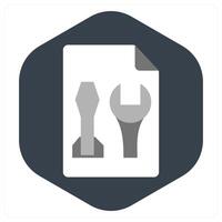 Repair Tools and toolkit icon concept vector