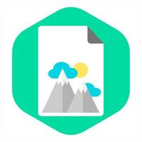 Image and graphic icon concept vector