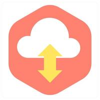 Cloud Computing and network icon concept vector