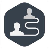 Duties Transfer and transition icon concept vector