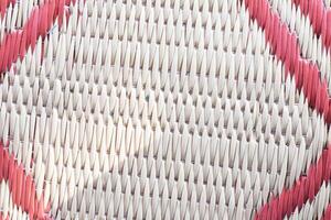 Seamless basket mat pattern, woven pattern natural texture background. photo
