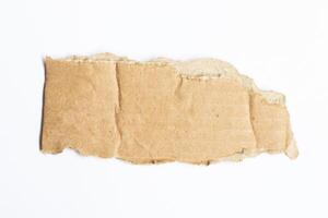 Torn cardboard with space for text photo