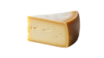 Assorted types of cheese separated on a plain transparent background. png