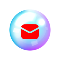 Bold Mail Icon for User Interaction and Messaging png