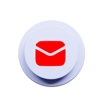 Flat Design Mail Icon for Web and Mobile Use png