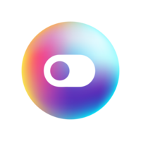 Interactive Switch Icon for Digital Applications png