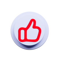 Creative Like Icon for Web Design and UI png