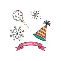 Happy new year vector
