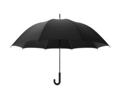 Open Umbrella in a Direct Front View png