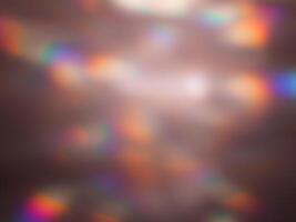 Blurred reflection for New Year or Christmas abstract background. photo