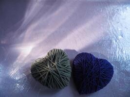 Heart Yarn in the Dark for a Romantic Valentine's Day photo