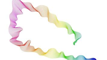 Abstract backdrop with wave gradient lines vector