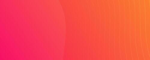 Modern colorful gradient background with wave lines vector