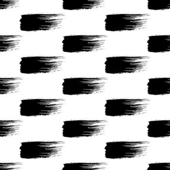 Seamless pattern with hand drawn scribble smears vector