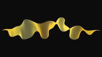 Abstract backdrop with luxury golden waves vector