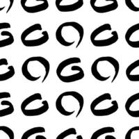 Seamless pattern with sketch circles shape vector