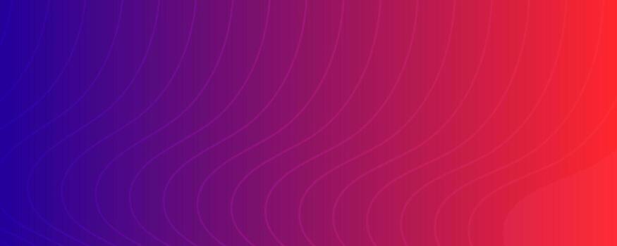 Modern colorful gradient background with wave lines vector