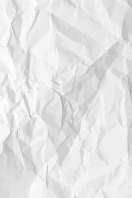White clean crumpled paper