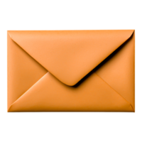 Orange Envelope for Mail Concepts png