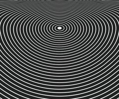 Abstract circle pattern black and white color ring. Abstract illustration for sound wave, Monochrome graphic. vector