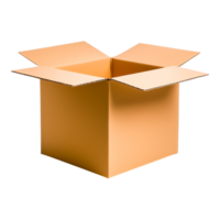 Open Empty Cardboard Box png